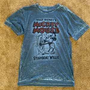 Steamboat Willie Mickey Mouse Tee